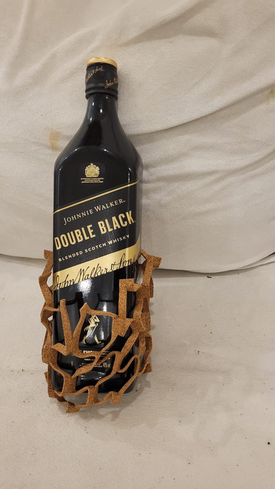 Double black label whiskey