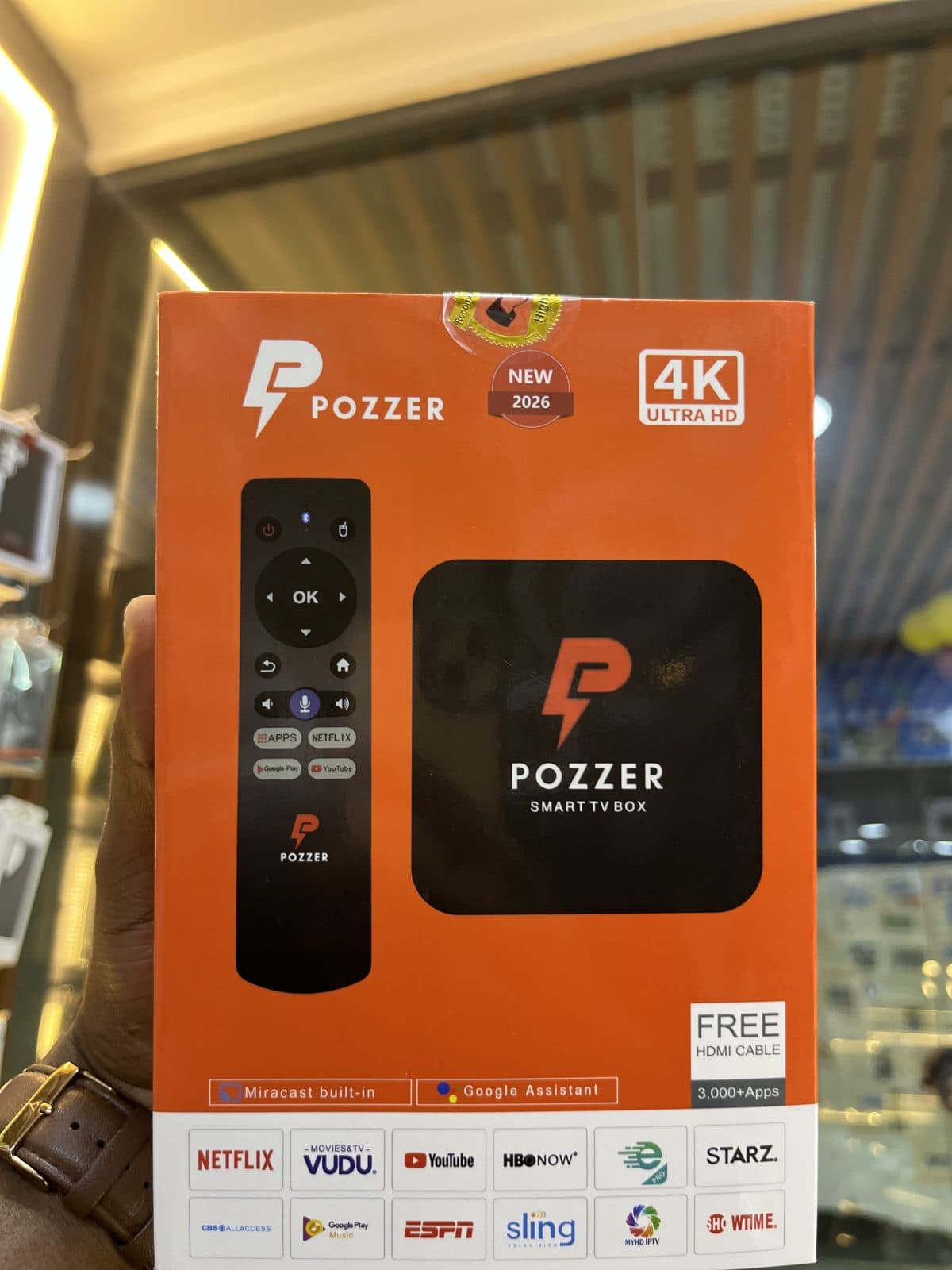 Pozzer 4K Ultra HD Smart TV Box