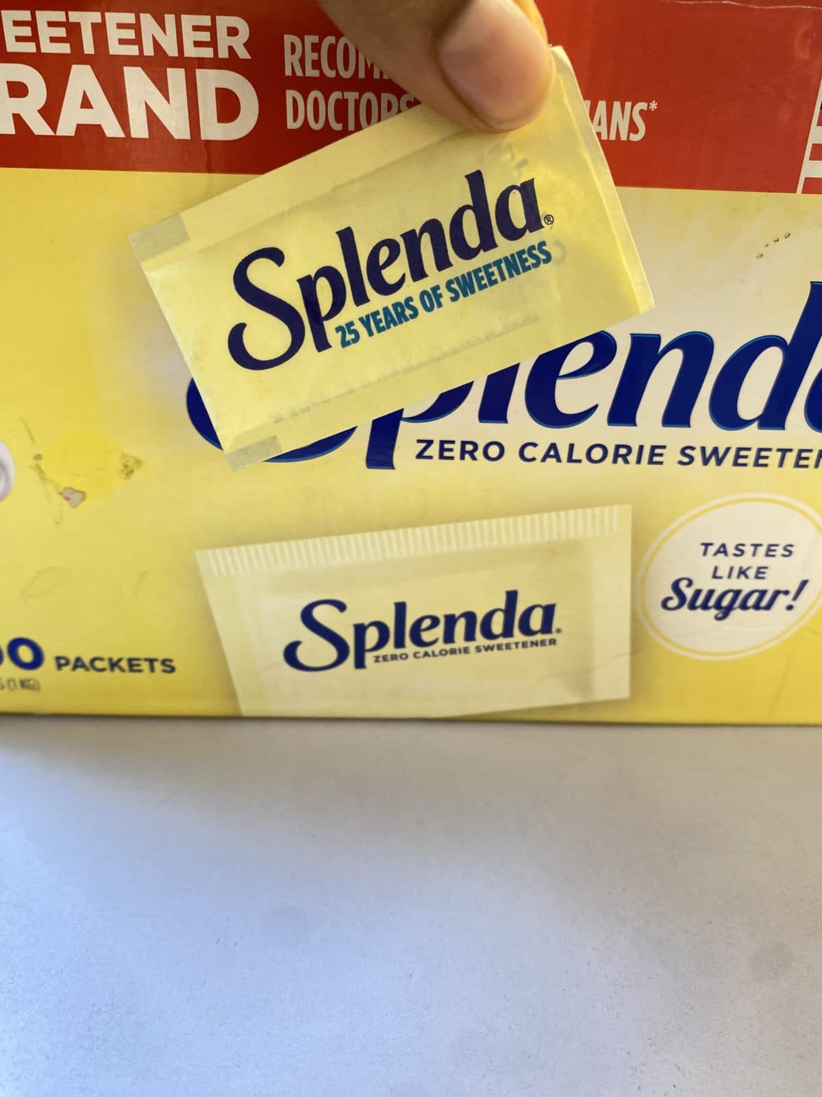 Splenda test like suger