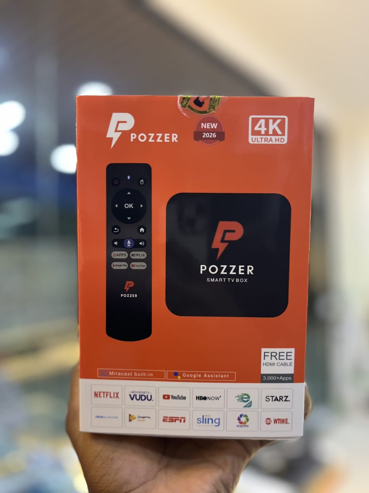 Pozzer 4K Ultra HD Smart TV Box