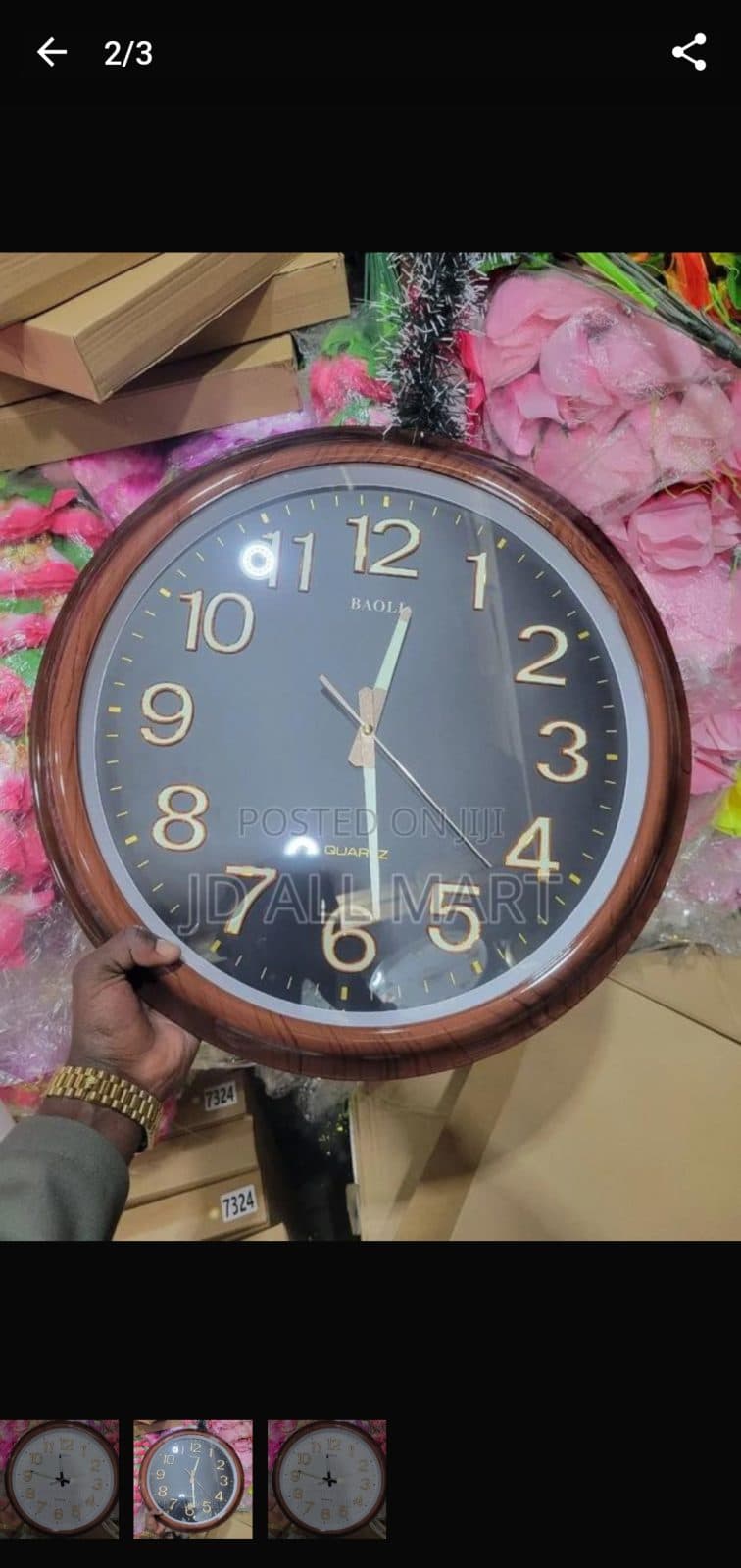 Wall clocks