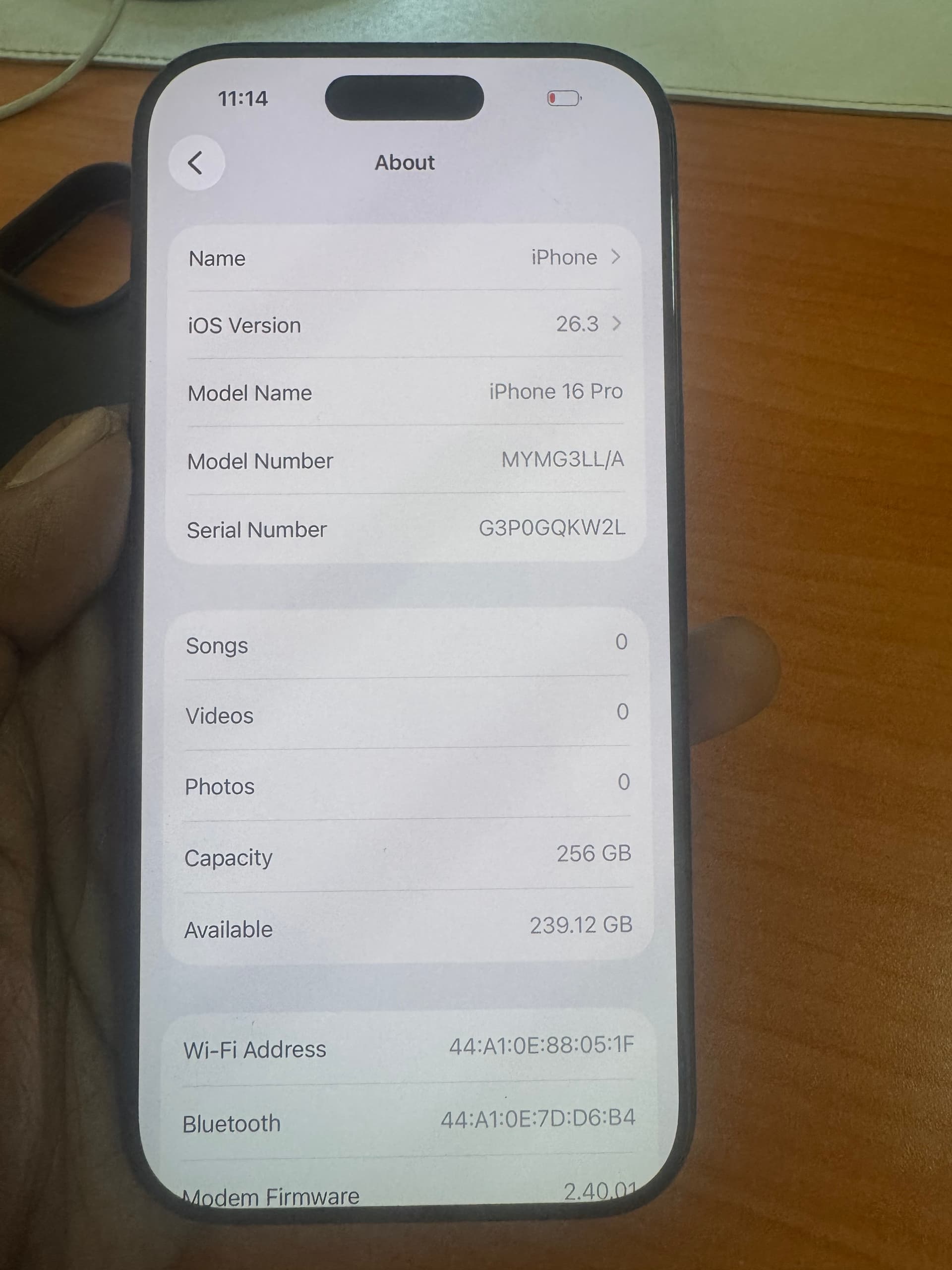 Iphone 16 pro