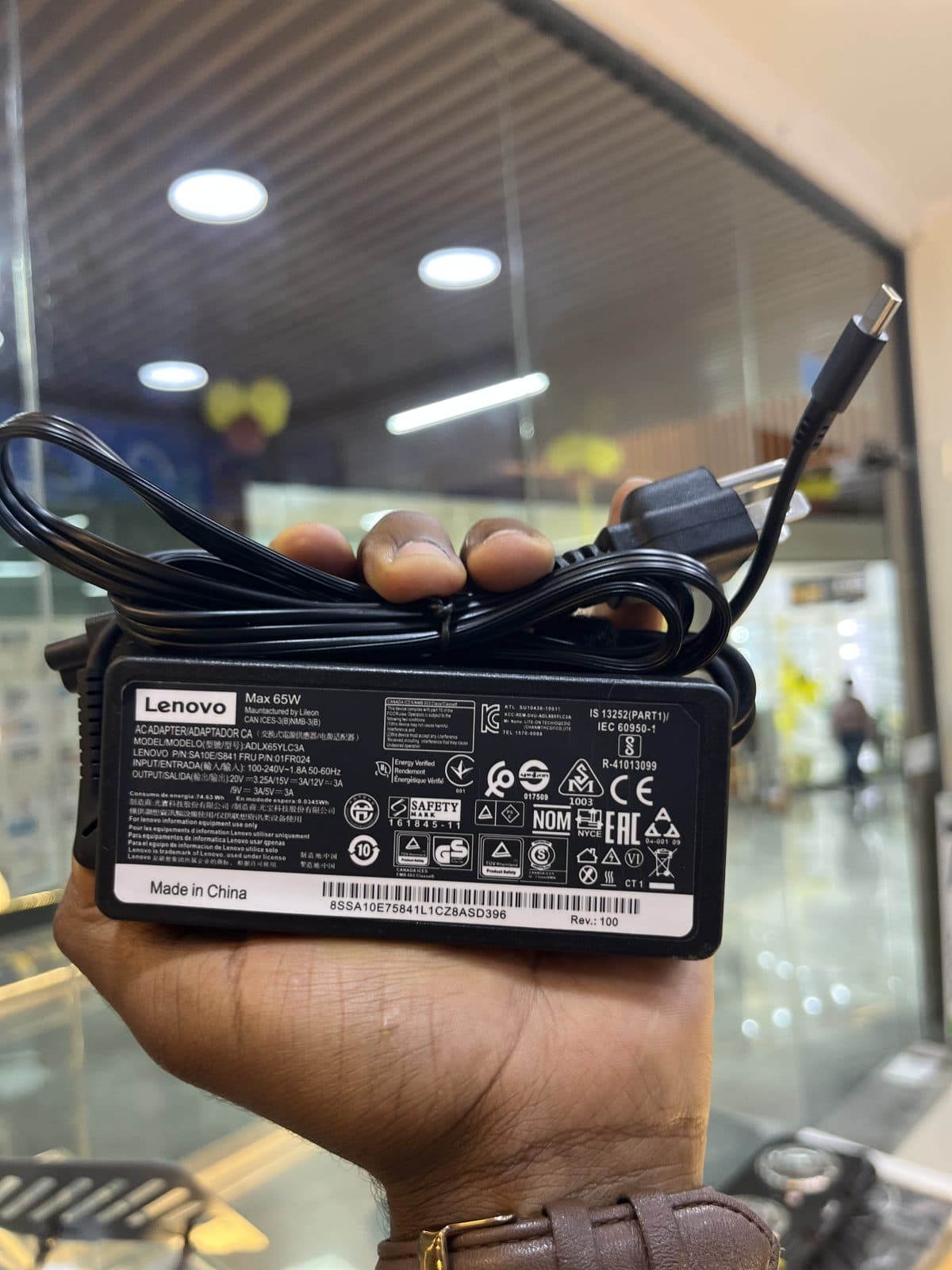 Lenovo 65W USB-C AC Laptop Adapter