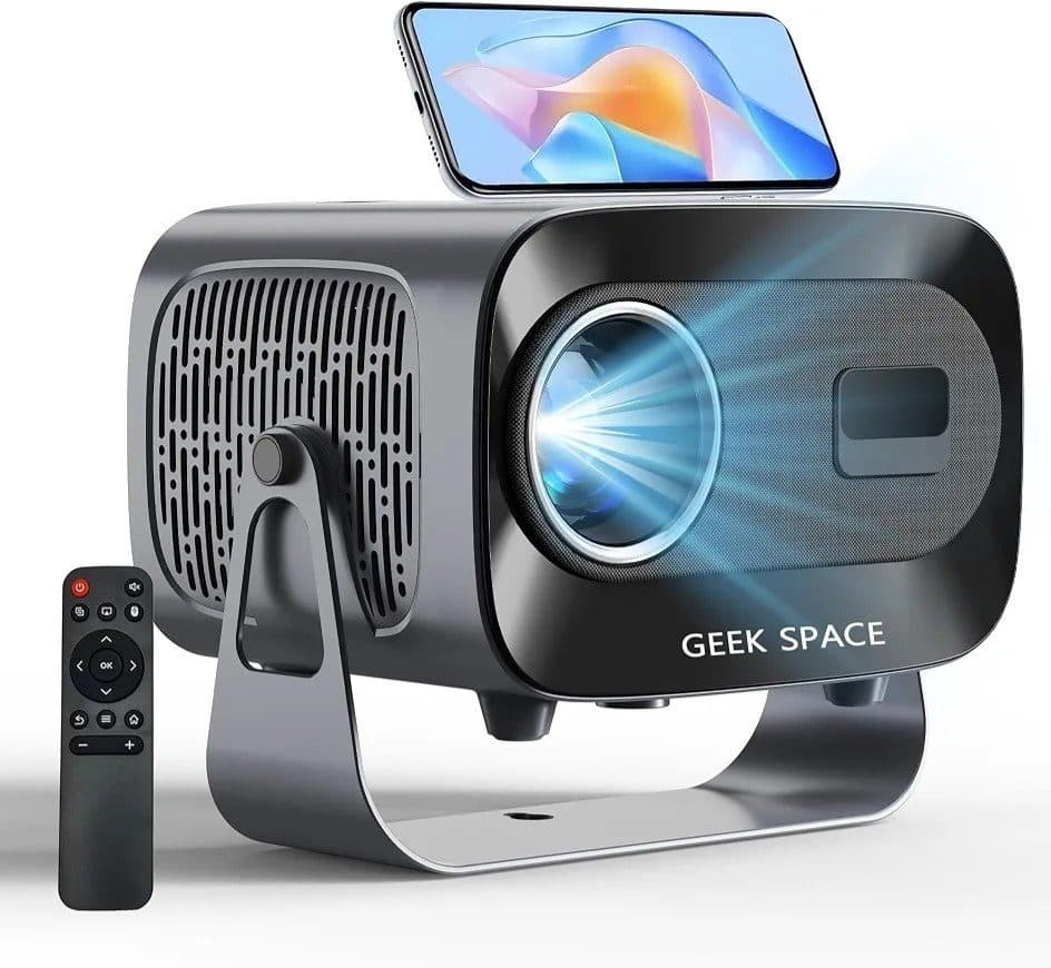 Geek Space A10 Plus ዘመናዊ ተንቀሳቃሽ ፕሮጀክተር