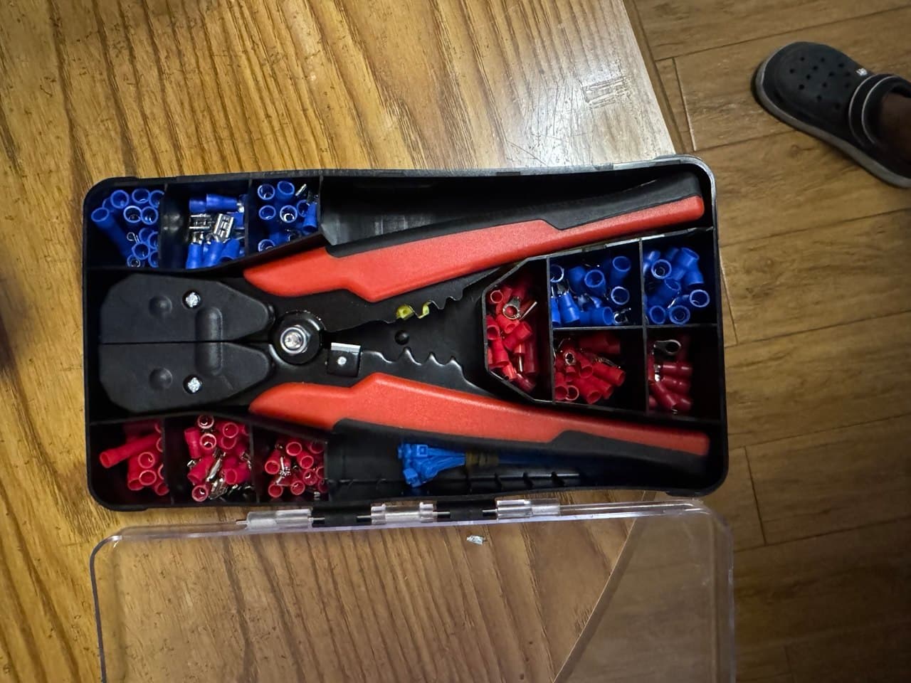 Wire stripper and crimper