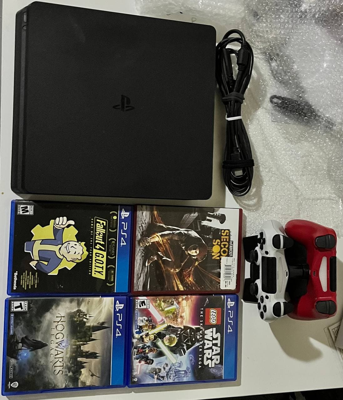 Playstation 4 with joystick