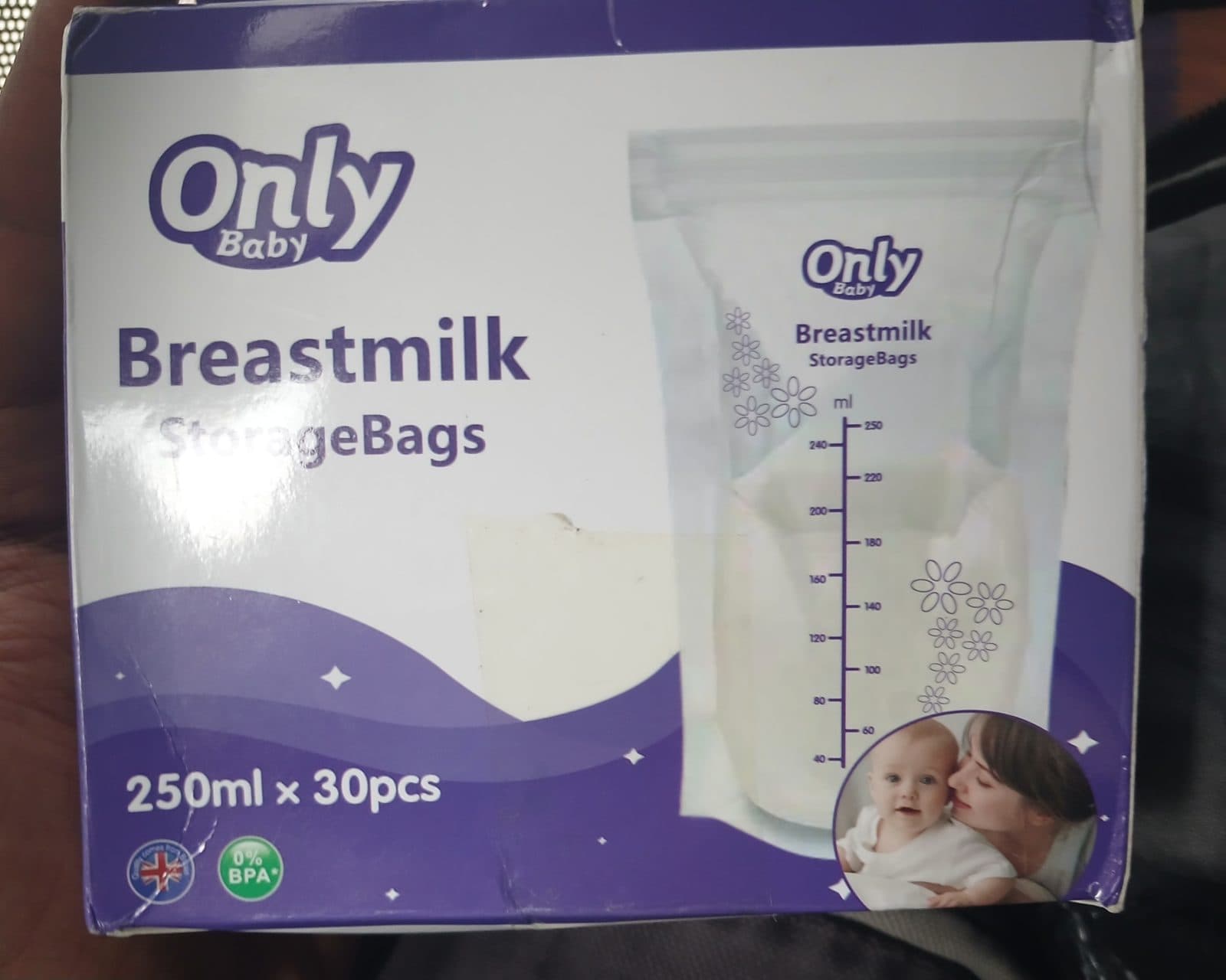 Breastmilk storage bag