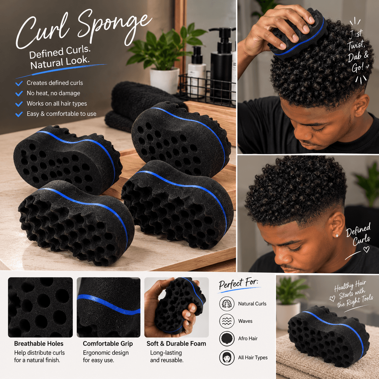 Curl sponge