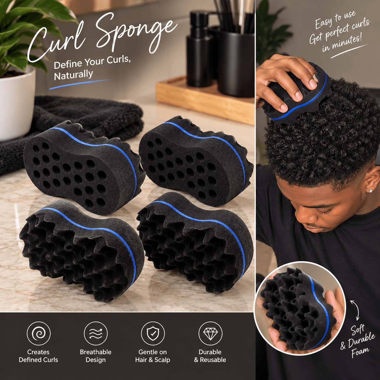 Curl sponge
