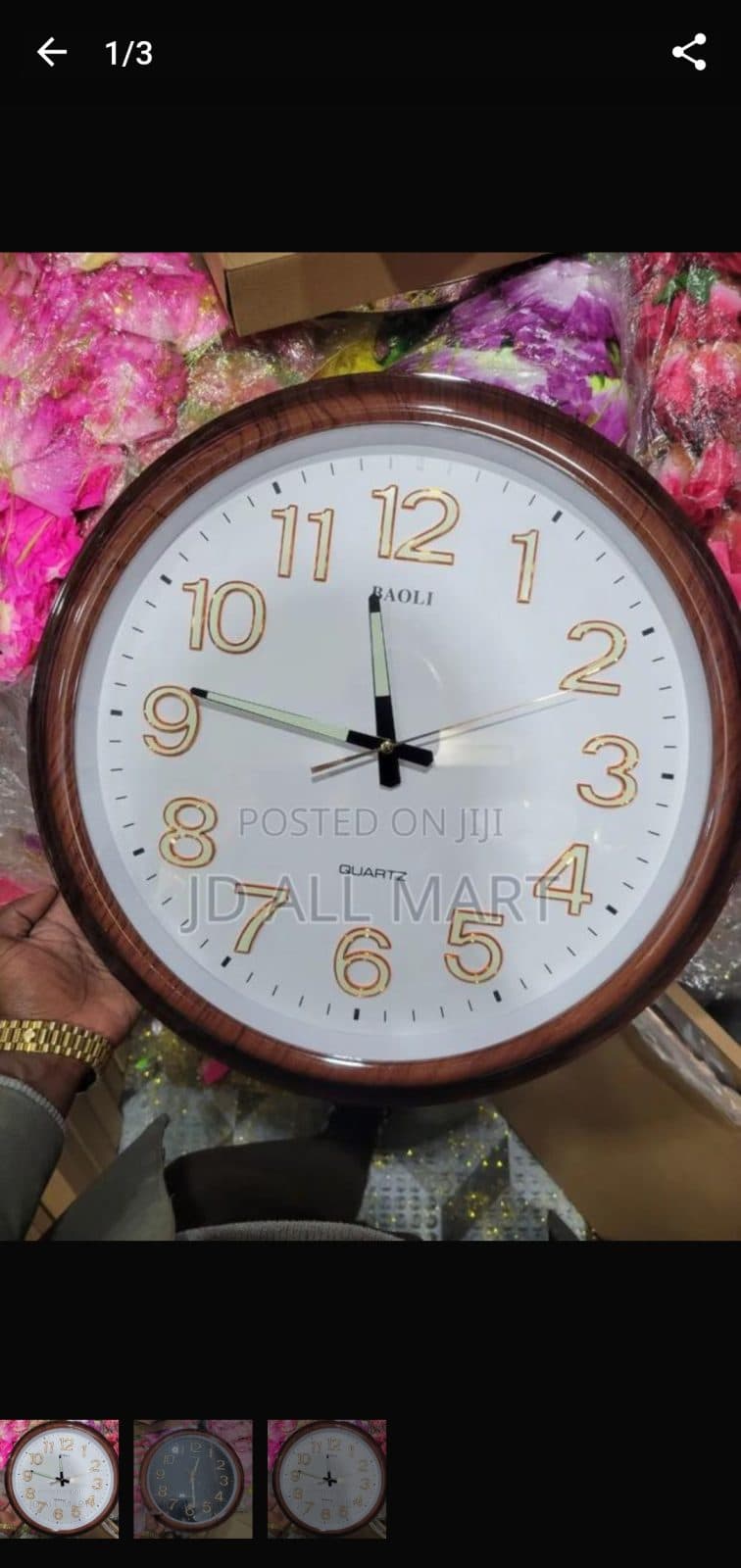 Wall clocks