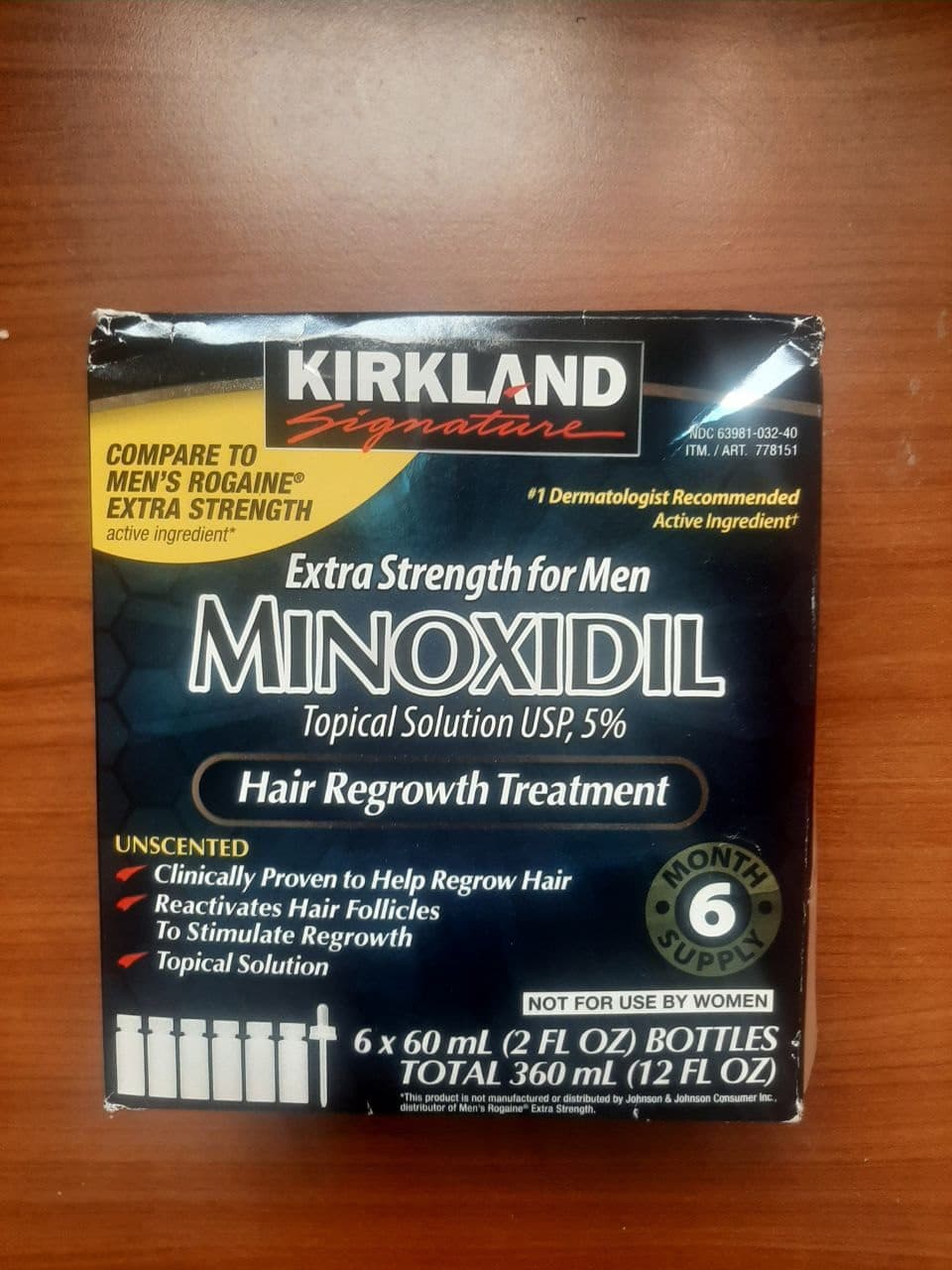 Kirkland minoxidil