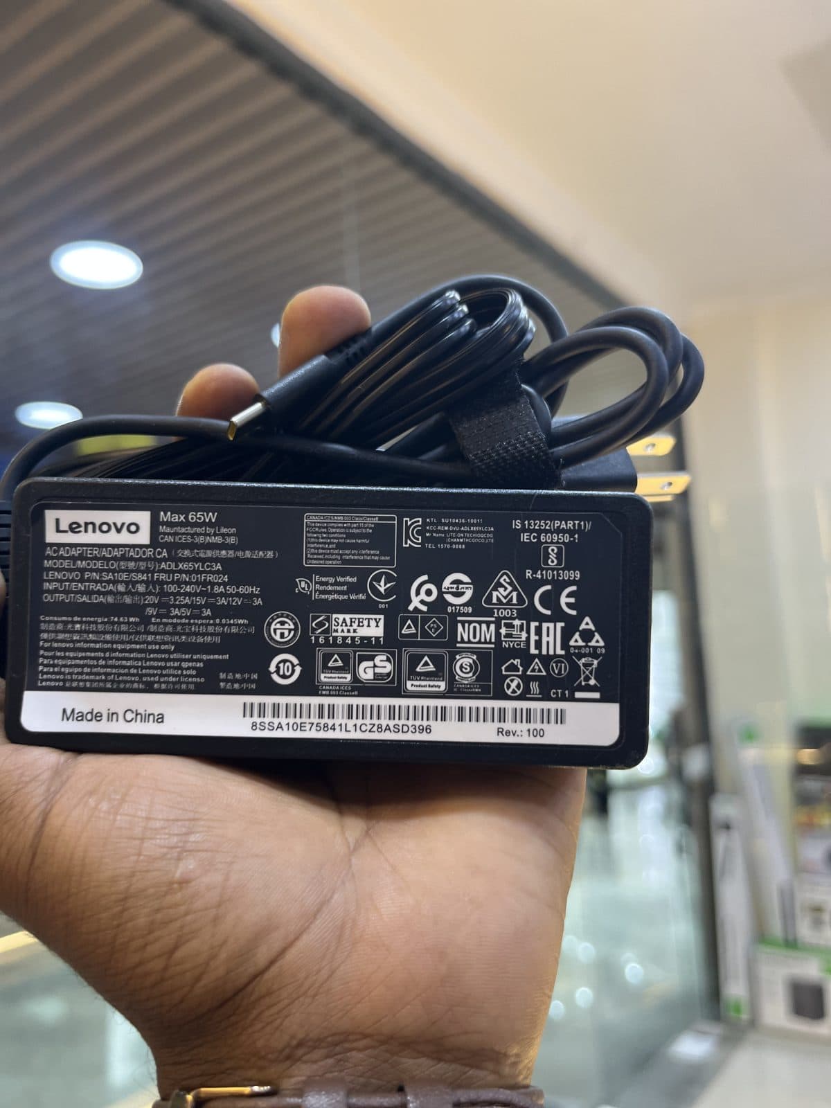 Lenovo 65W USB-C AC Laptop Adapter